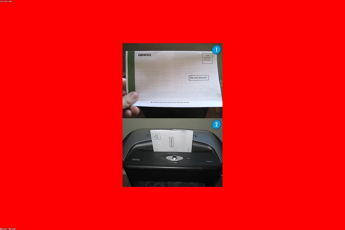 Email envelope going into a trash bin representing spam